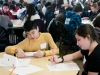 Students competing at MoMath\'s Second Annual Suffolk County Middle School Math Tournament