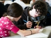 Students competing at MoMath\'s Second Annual Suffolk County Middle School Math Tournament