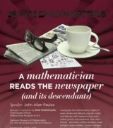 2015 April 1 – John Allen Paulos – A Mathematician Reads the Newspaper (and Its Descendants)