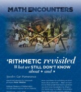 2016 June 1 — Carl Pomerance – ‘Rithmetic Revisited